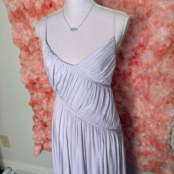 Trina Turk Lavender Maxi Habotai Dress 🪻🤍 - Picture 10 of 11